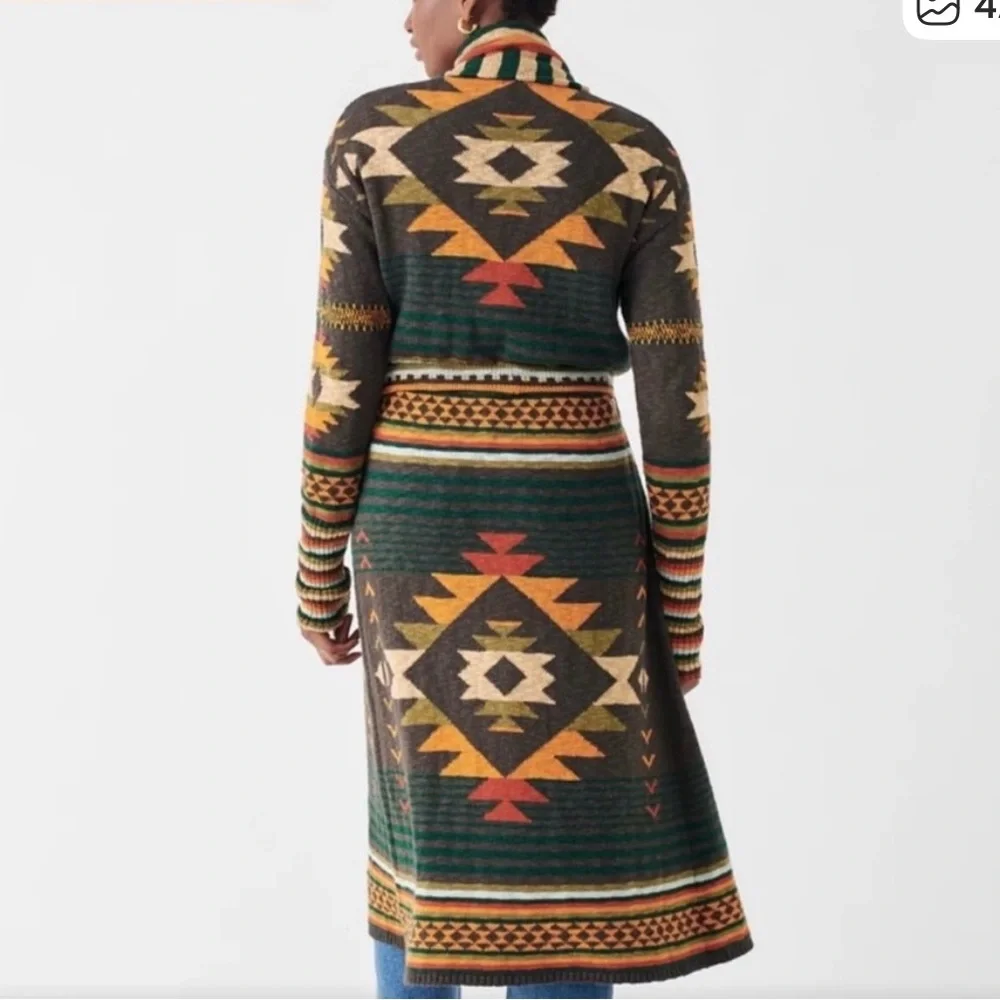 Faherty x B. Yellowtail Paloma Duster L - Picture 2 of 7